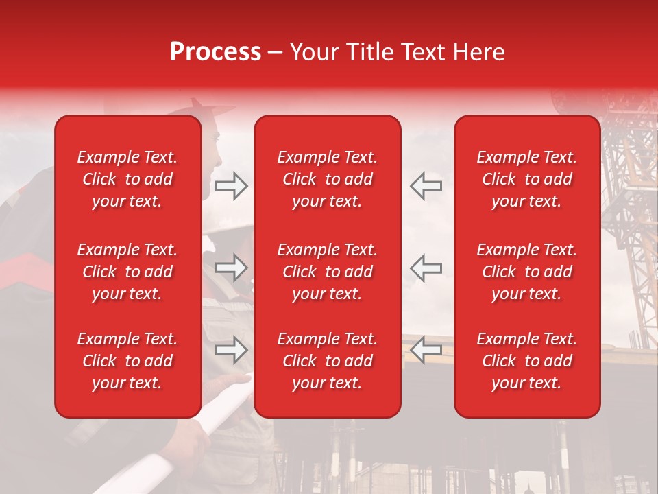 Chart Blueprint Foreman PowerPoint Template