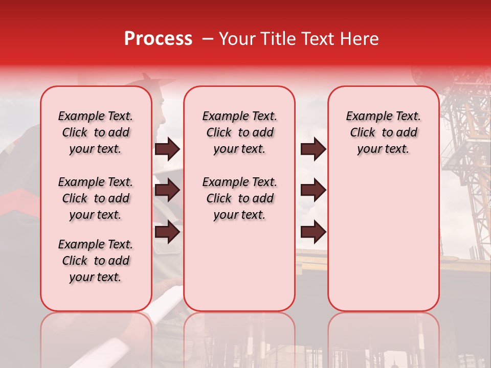 Chart Blueprint Foreman PowerPoint Template