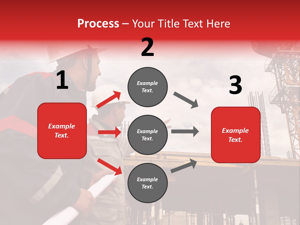 Chart Blueprint Foreman PowerPoint Template