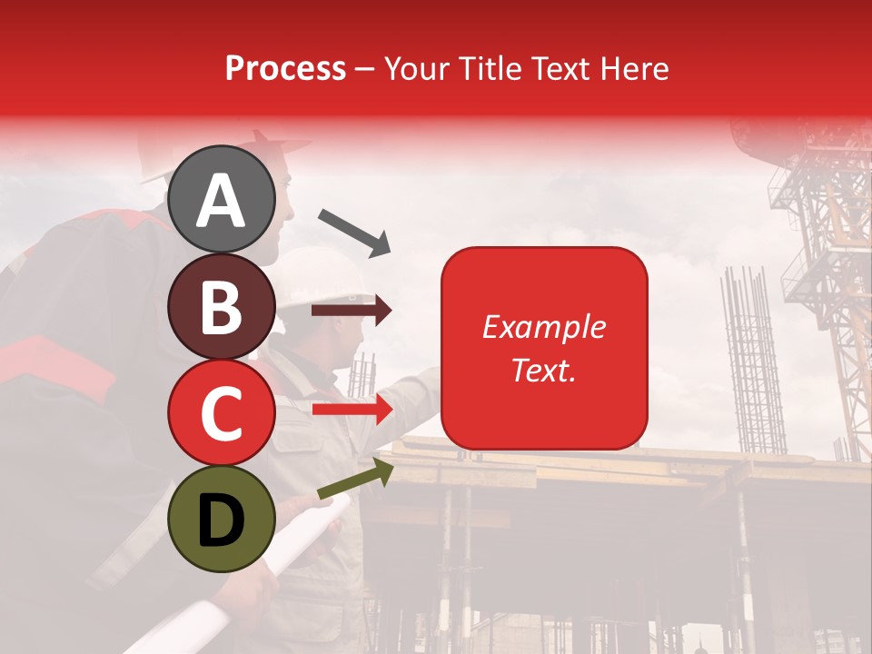 Chart Blueprint Foreman PowerPoint Template