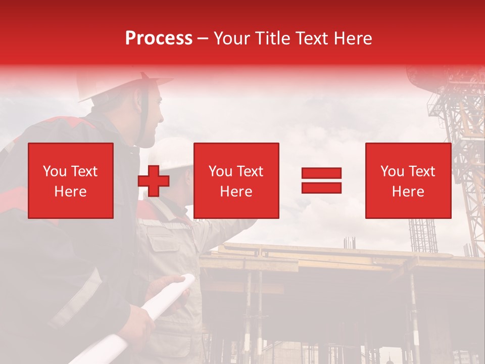 Chart Blueprint Foreman PowerPoint Template