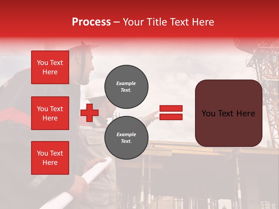 Chart Blueprint Foreman PowerPoint Template
