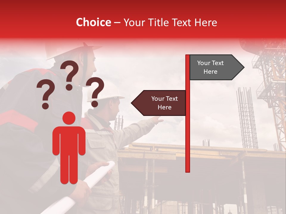 Chart Blueprint Foreman PowerPoint Template