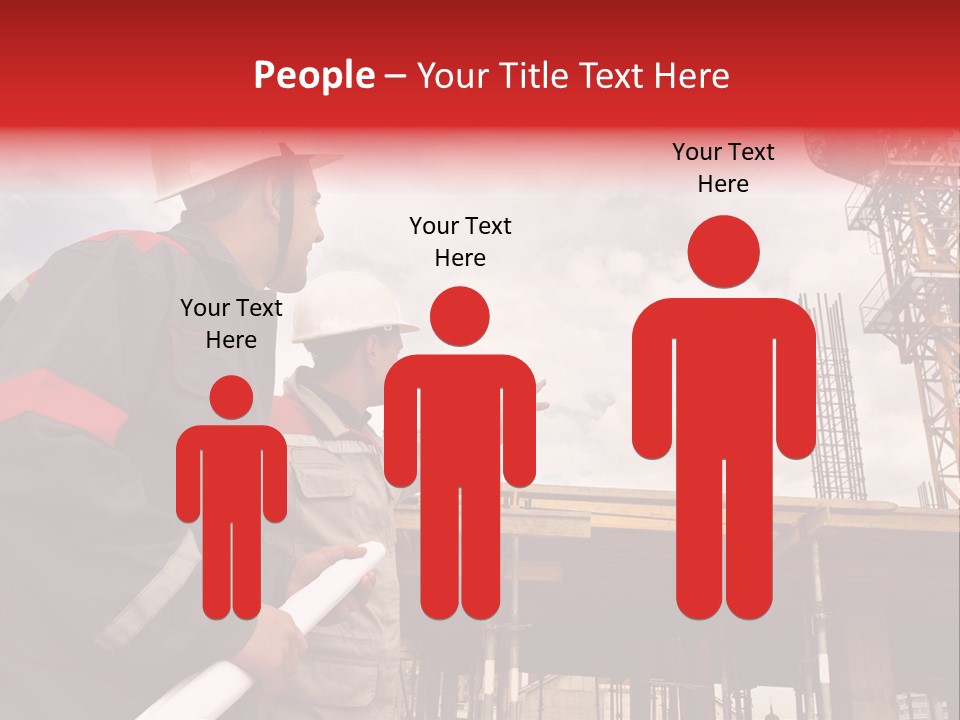 Chart Blueprint Foreman PowerPoint Template