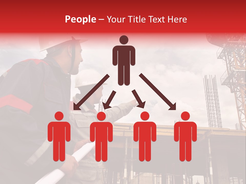 Chart Blueprint Foreman PowerPoint Template