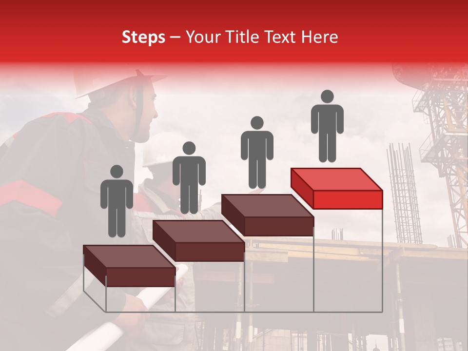Chart Blueprint Foreman PowerPoint Template