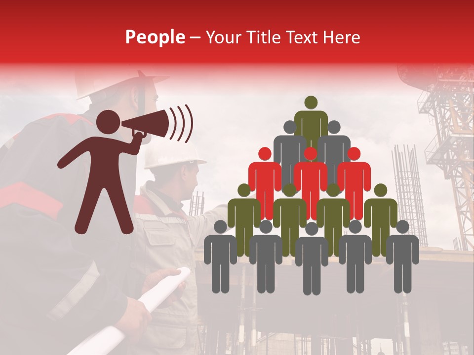 Chart Blueprint Foreman PowerPoint Template