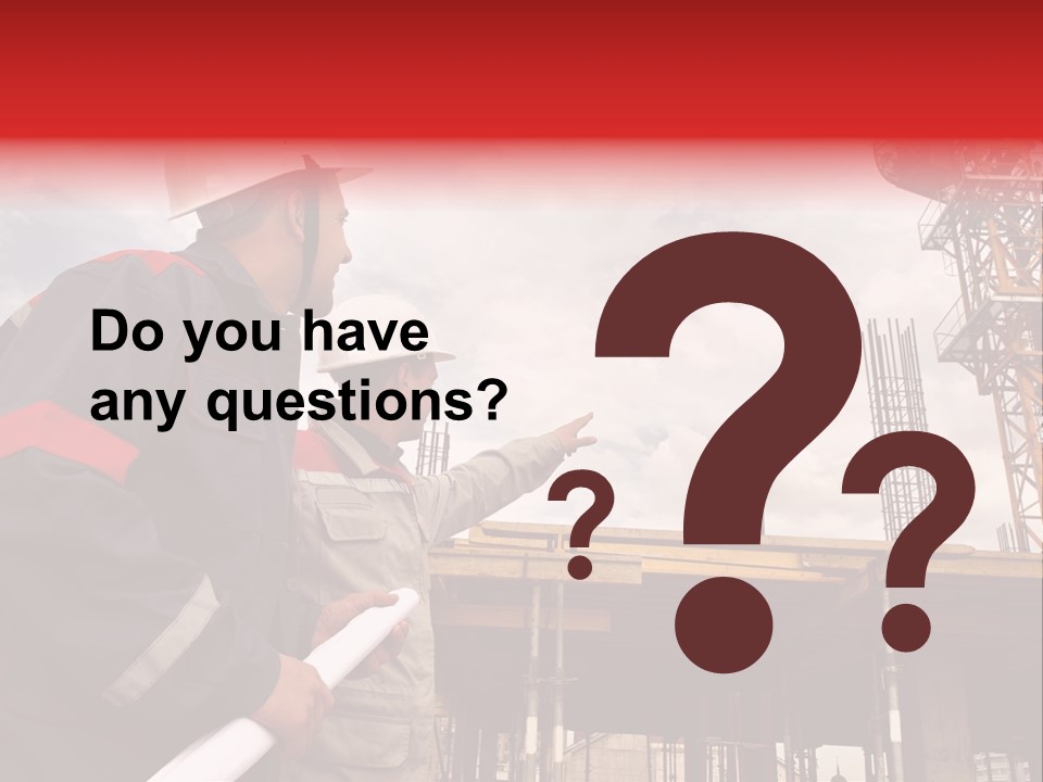 Chart Blueprint Foreman PowerPoint Template