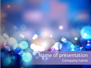 Glowing Brilliant Entertainment PowerPoint Template