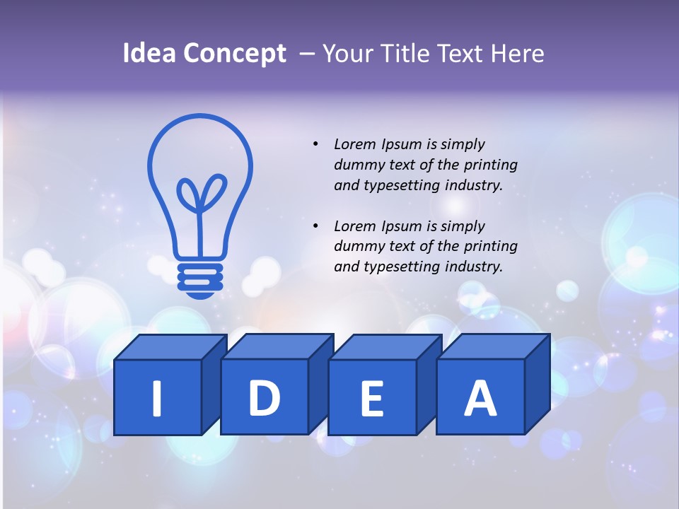 Glowing Brilliant Entertainment PowerPoint Template