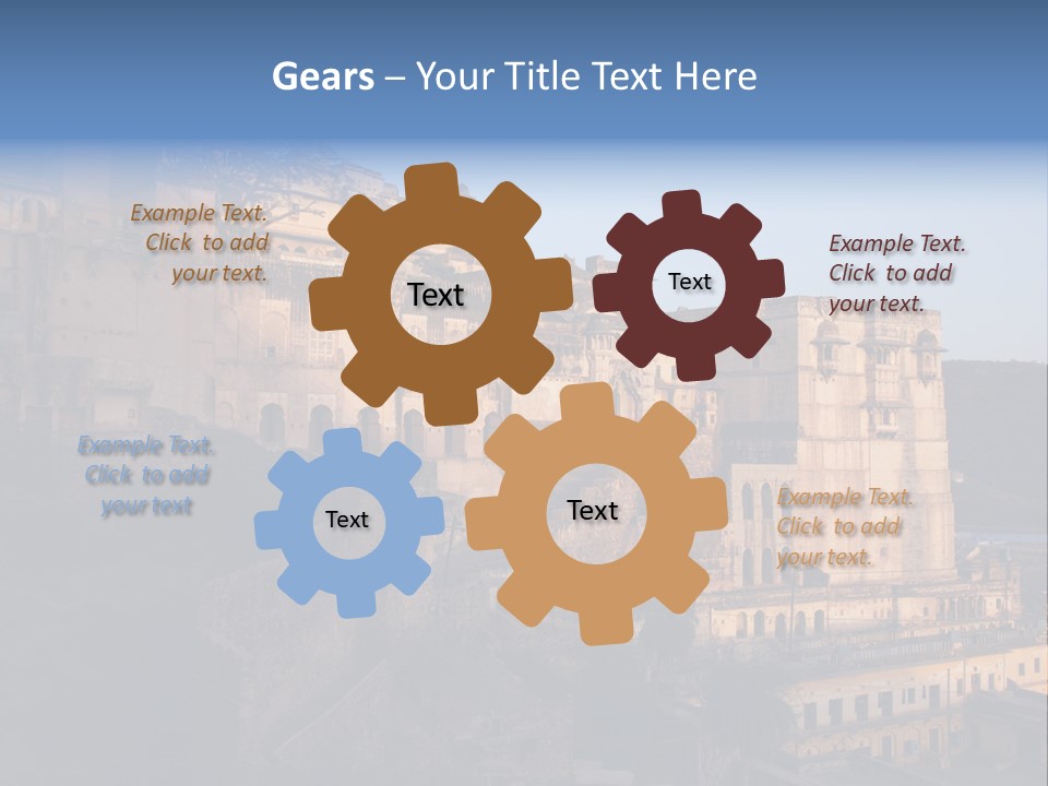 Walls Palace North PowerPoint Template