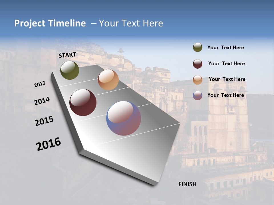 Walls Palace North PowerPoint Template