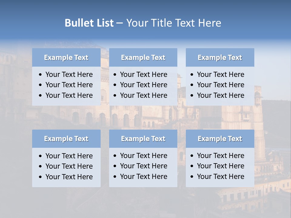 Walls Palace North PowerPoint Template