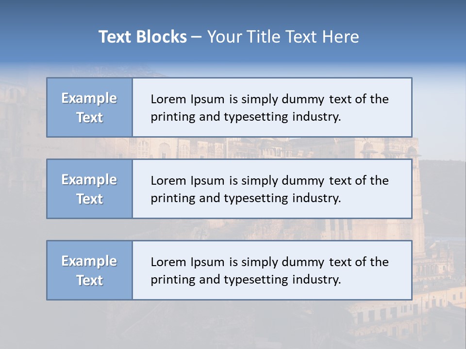 Walls Palace North PowerPoint Template