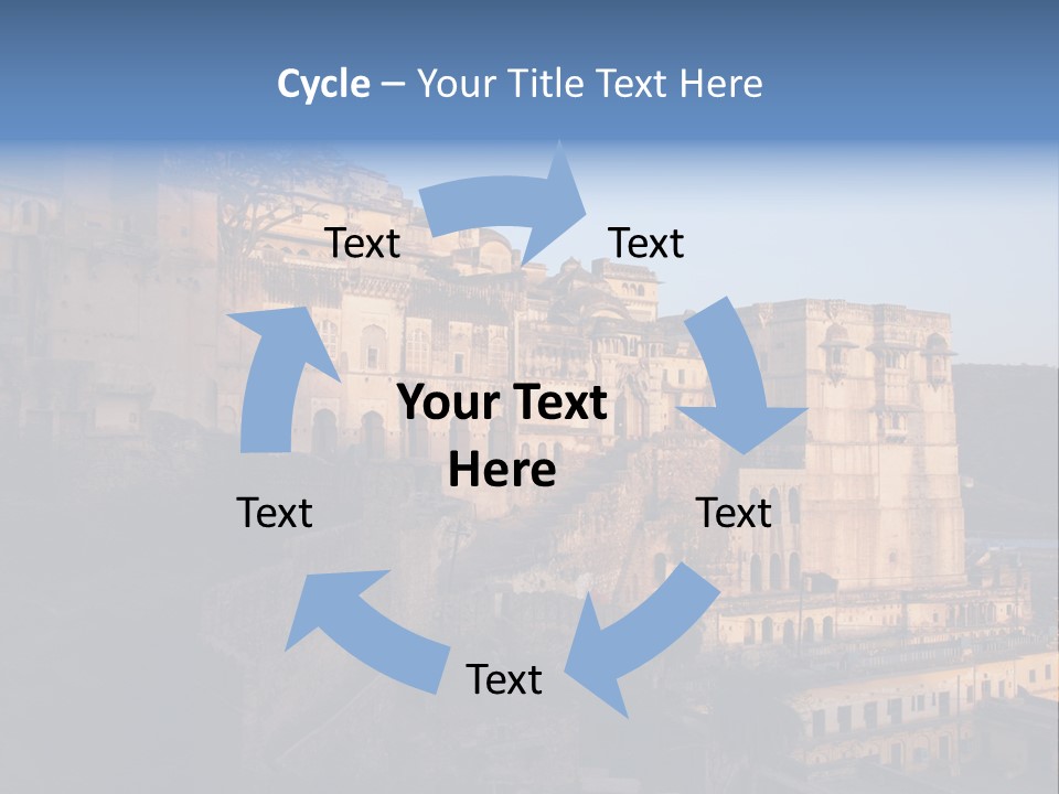 Walls Palace North PowerPoint Template