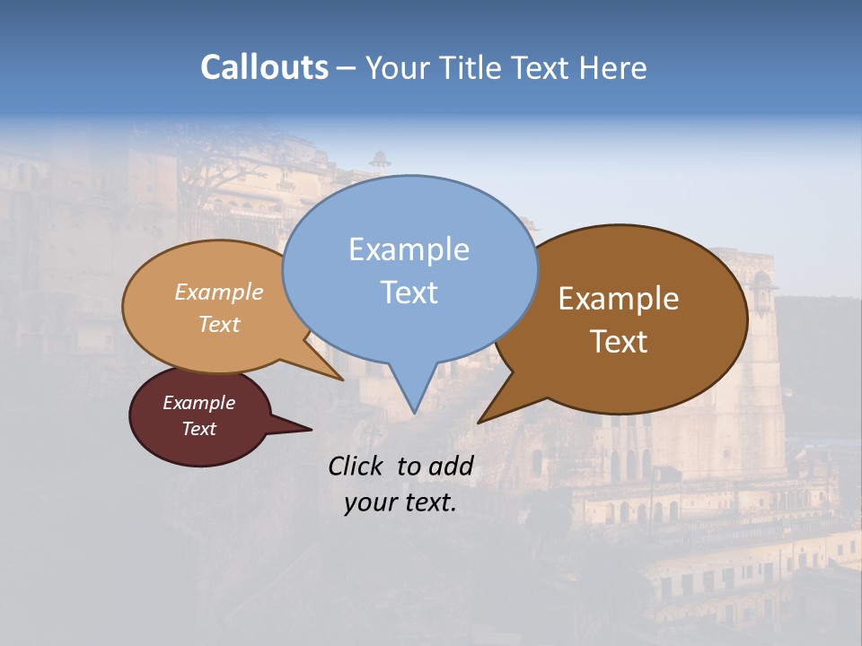 Walls Palace North PowerPoint Template