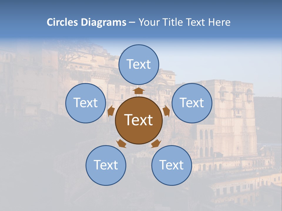 Walls Palace North PowerPoint Template