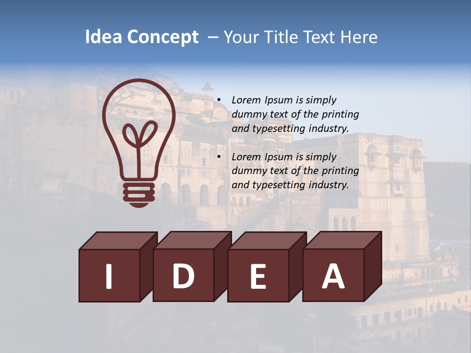 Walls Palace North PowerPoint Template