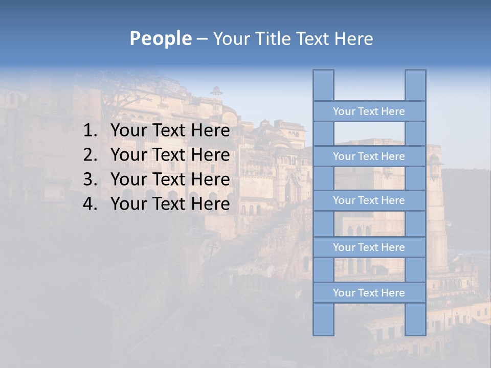 Walls Palace North PowerPoint Template