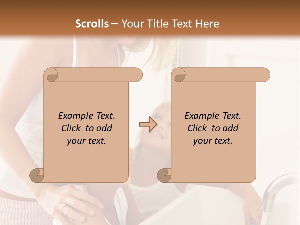 Vertical Pretty Pyjamas PowerPoint Template