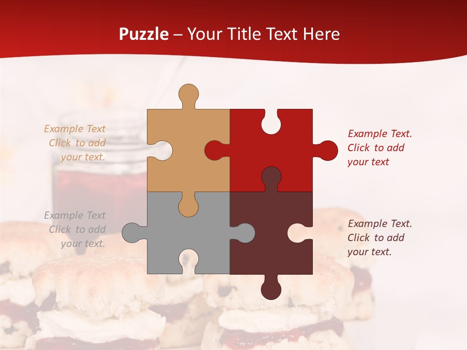 Devon Conserve Tea PowerPoint Template