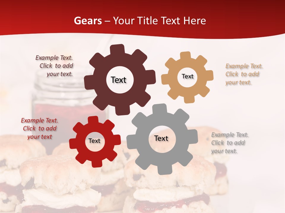 Devon Conserve Tea PowerPoint Template