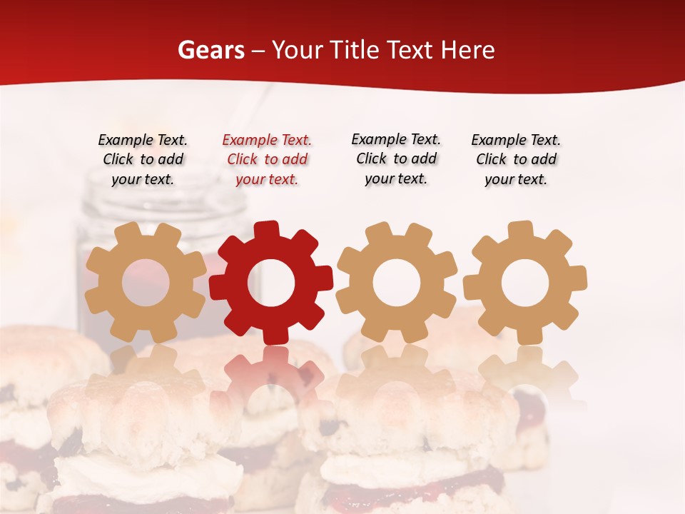 Devon Conserve Tea PowerPoint Template