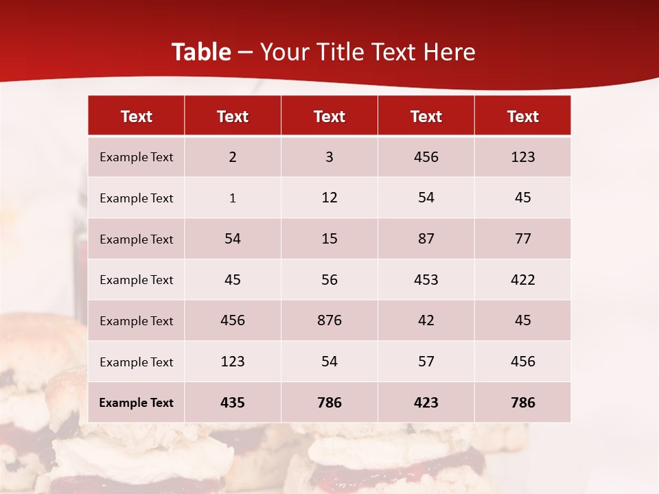 Devon Conserve Tea PowerPoint Template