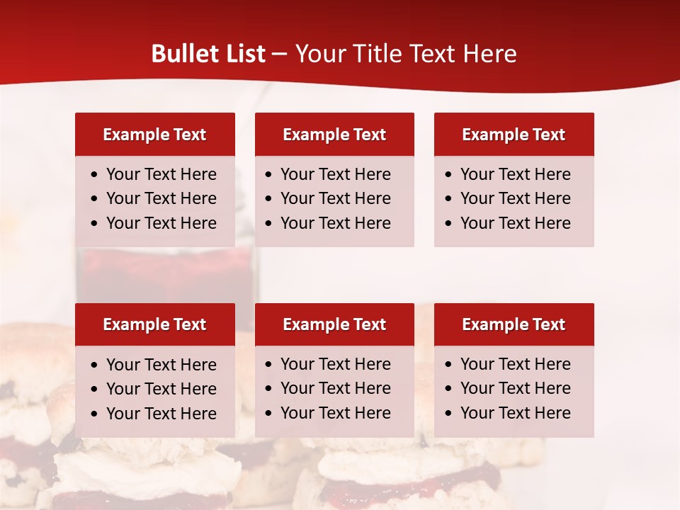 Devon Conserve Tea PowerPoint Template