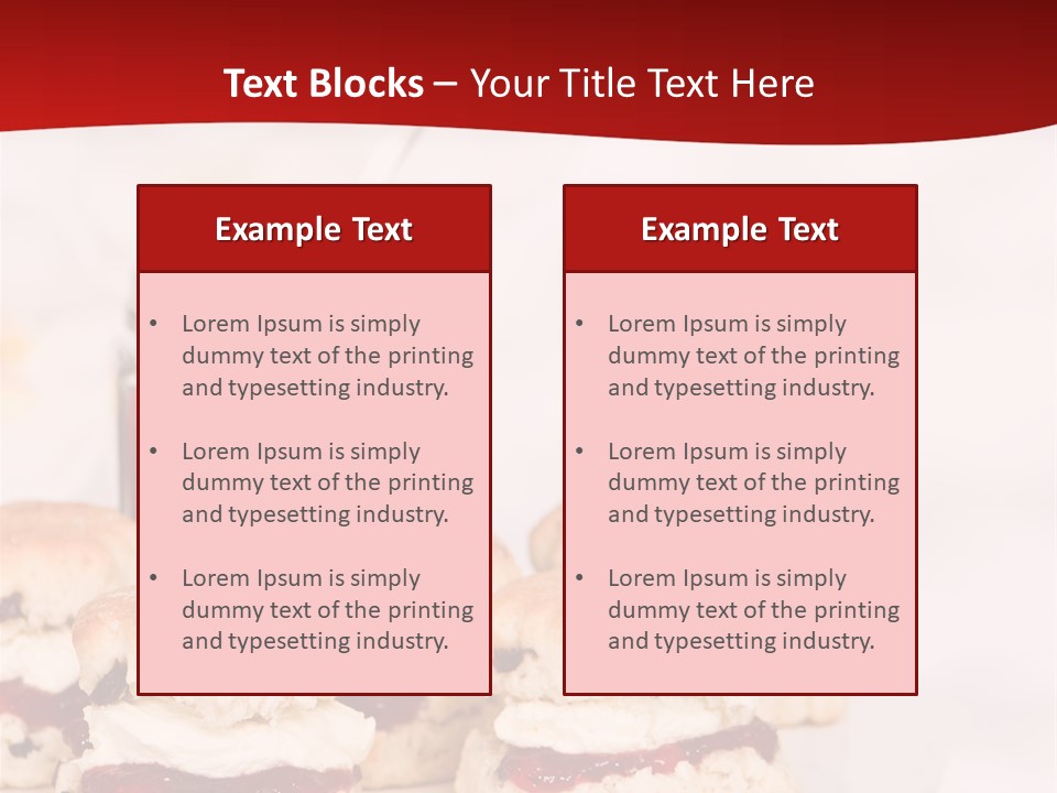 Devon Conserve Tea PowerPoint Template