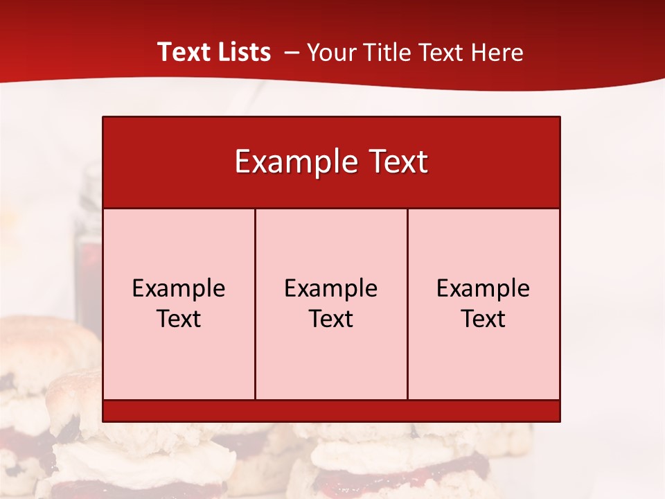 Devon Conserve Tea PowerPoint Template
