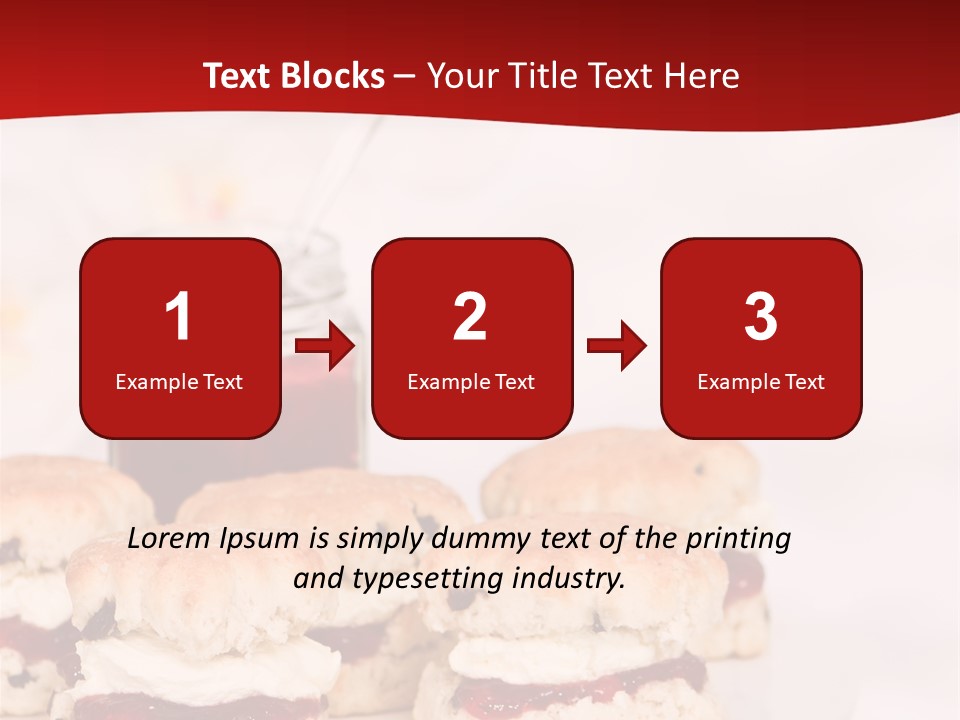 Devon Conserve Tea PowerPoint Template