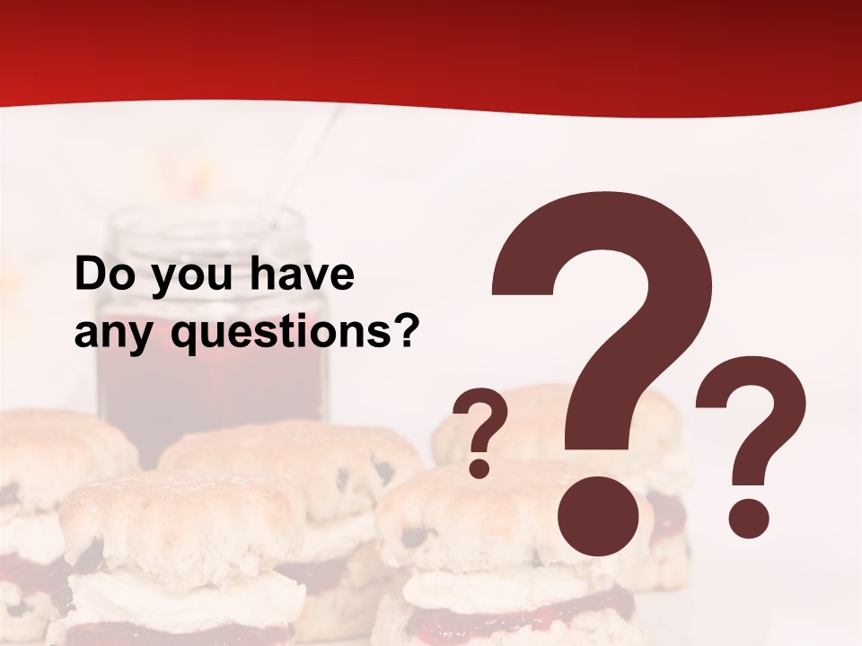 Devon Conserve Tea PowerPoint Template