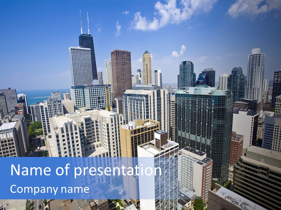 Famous Street City PowerPoint Template