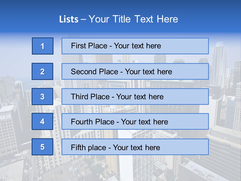 Famous Street City PowerPoint Template