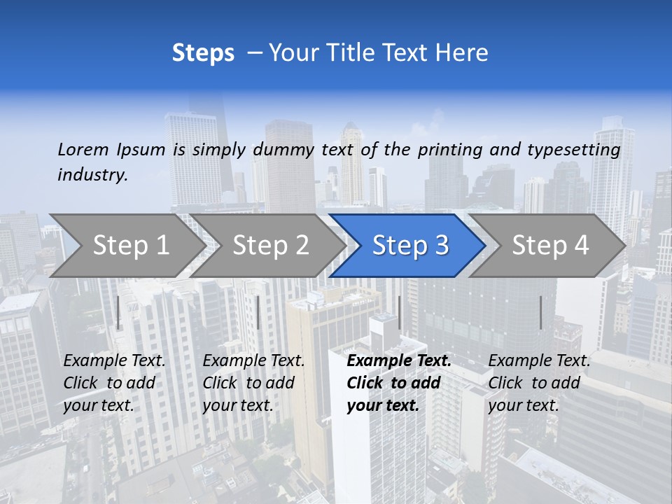 Famous Street City PowerPoint Template