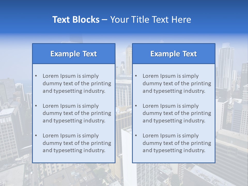 Famous Street City PowerPoint Template