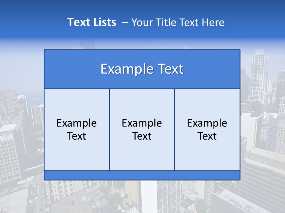 Famous Street City PowerPoint Template