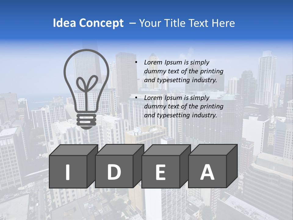 Famous Street City PowerPoint Template