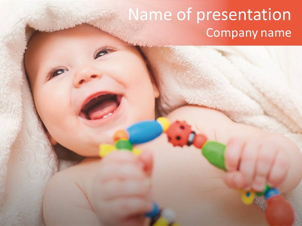 Newborn Adorable Attractive PowerPoint Template