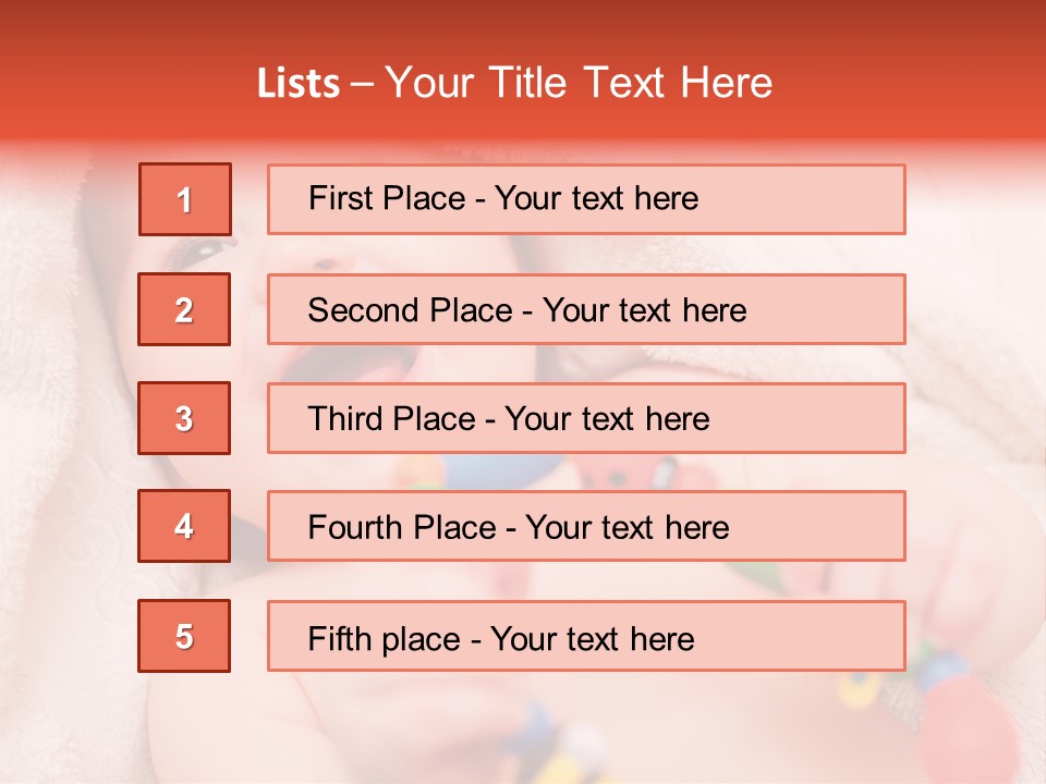 Newborn Adorable Attractive PowerPoint Template