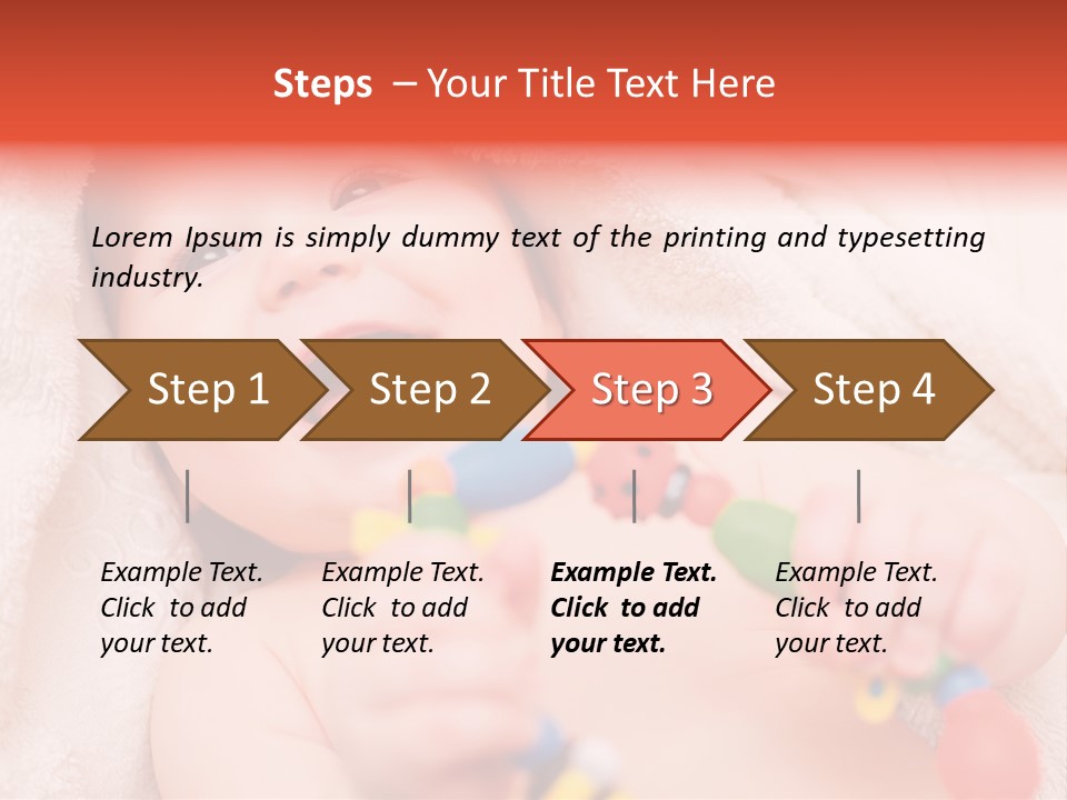 Newborn Adorable Attractive PowerPoint Template