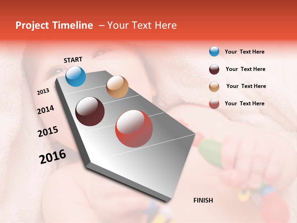 Newborn Adorable Attractive PowerPoint Template