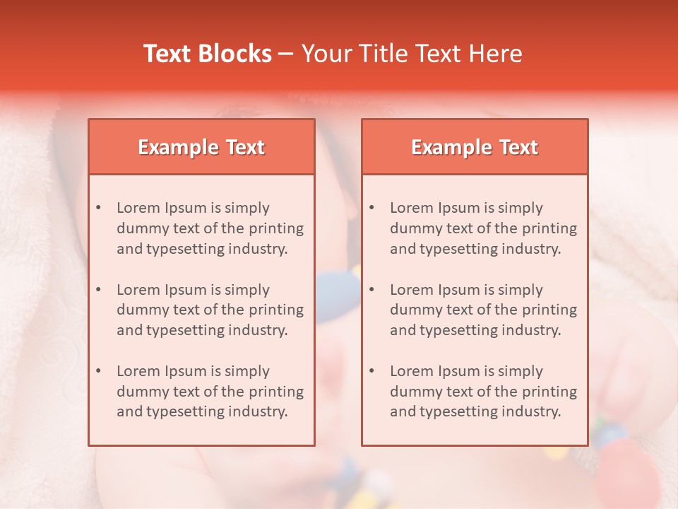 Newborn Adorable Attractive PowerPoint Template