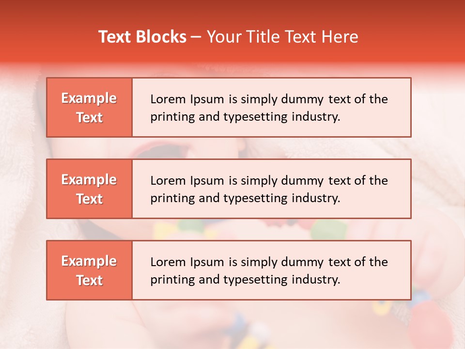 Newborn Adorable Attractive PowerPoint Template