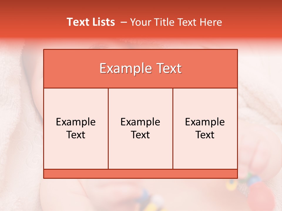 Newborn Adorable Attractive PowerPoint Template
