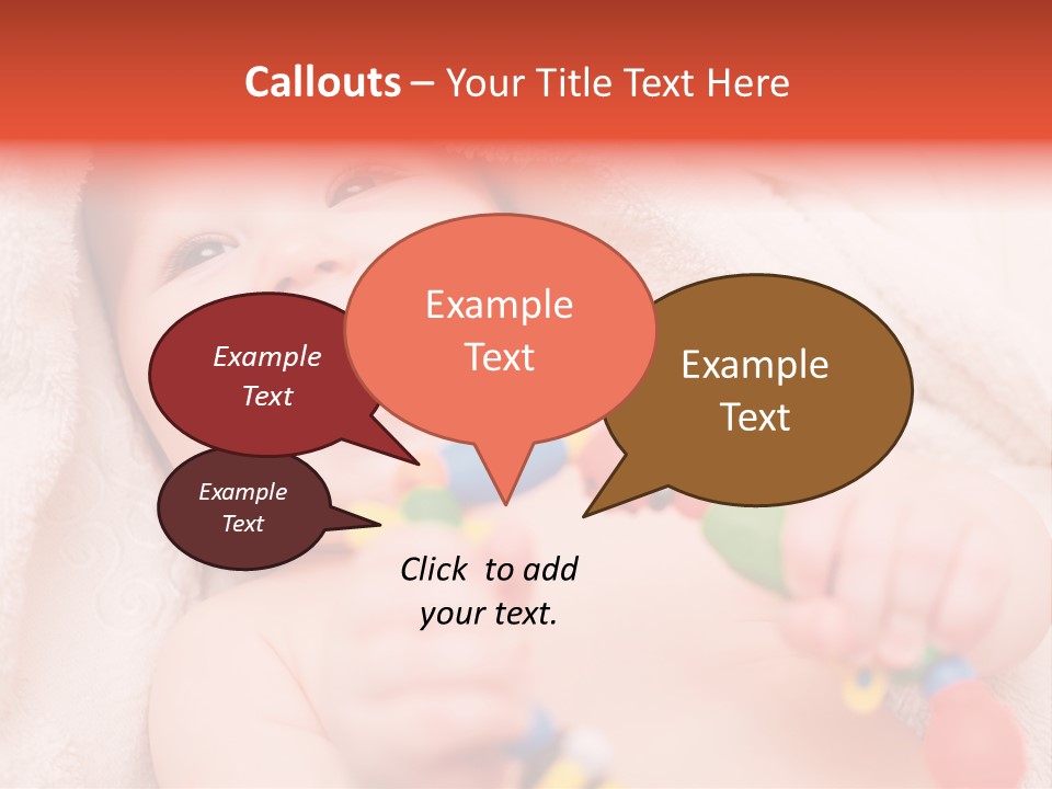 Newborn Adorable Attractive PowerPoint Template