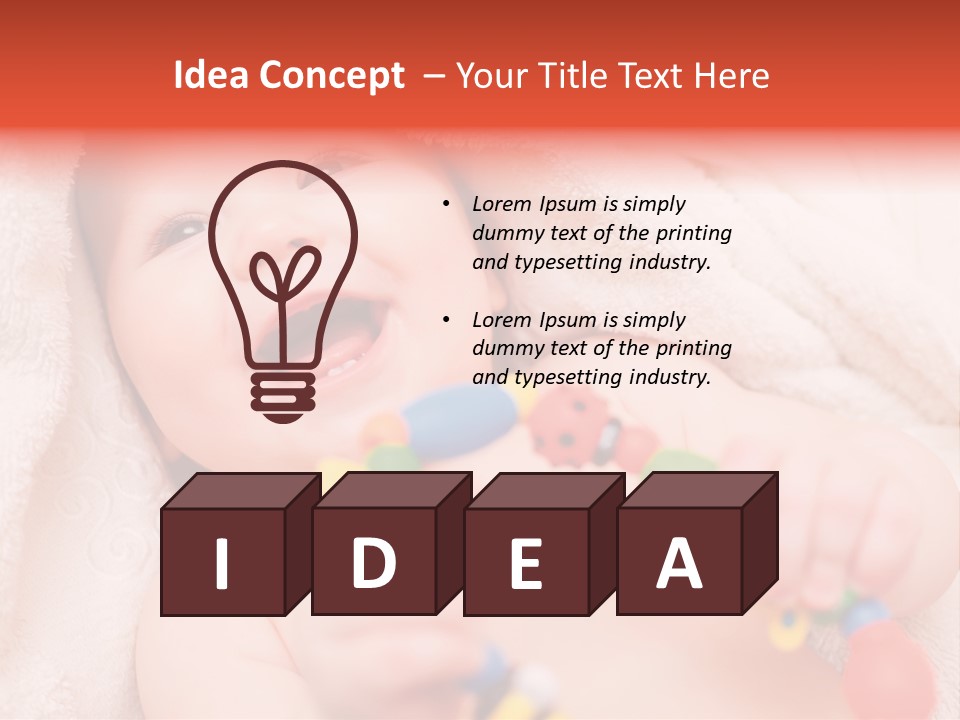 Newborn Adorable Attractive PowerPoint Template