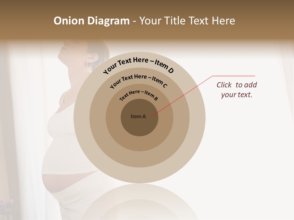 Woman Brunette Hands PowerPoint Template