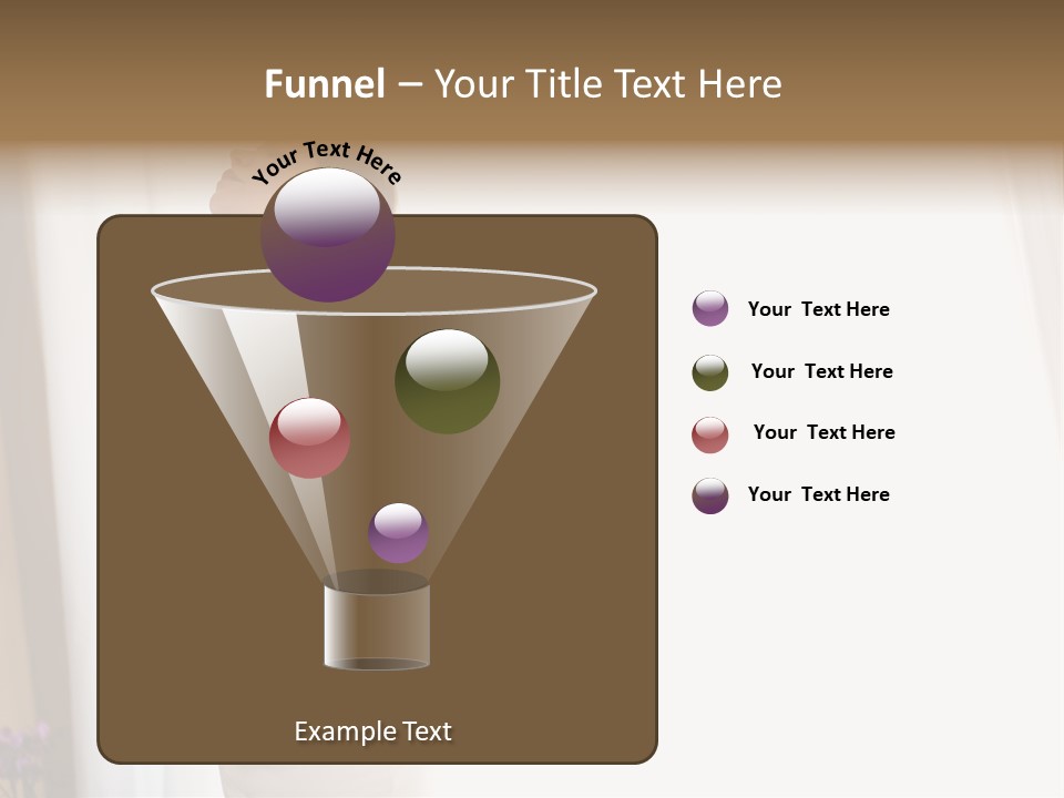 Woman Brunette Hands PowerPoint Template